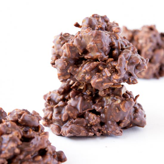 No Bake Chocolate Cookies
