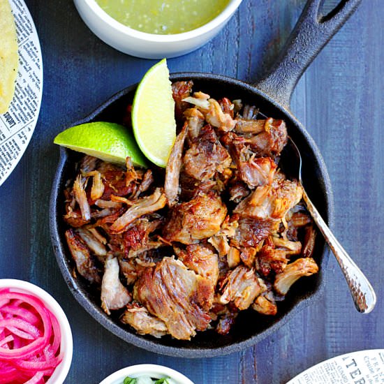 Carnitas with Salsa Verde