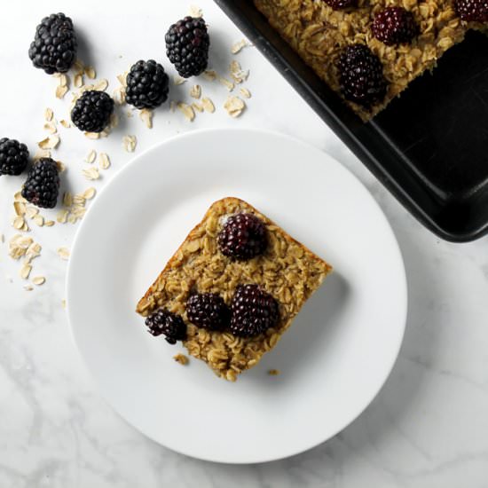 Blackberry Baked Oatmeal
