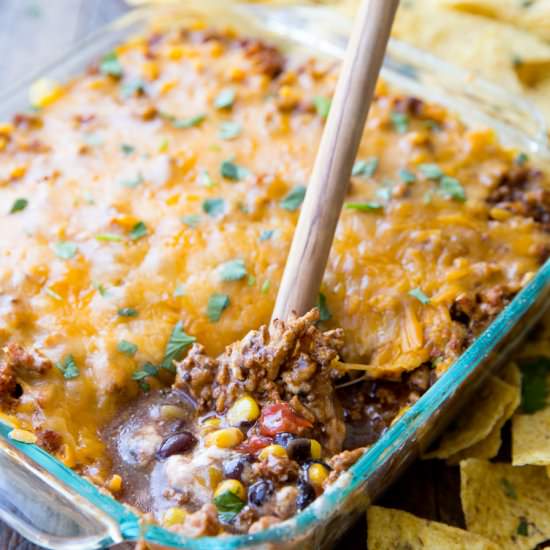 Best Ever Layered Bean Dip