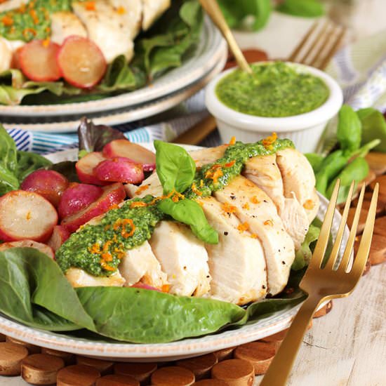 Olive Oil Poached Chicken