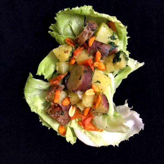 Baked Sweet Potato Salad