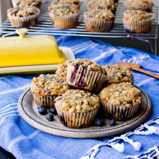 Blueberry Crumble Muffins
