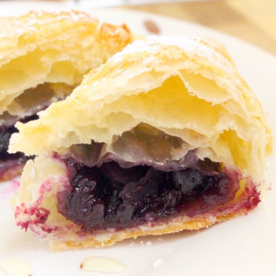Blueberry Almond Turnovers