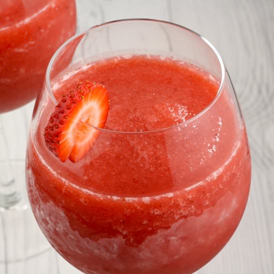 Strawberry Rosé Slush