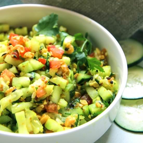 Cucumber Peanut Salad