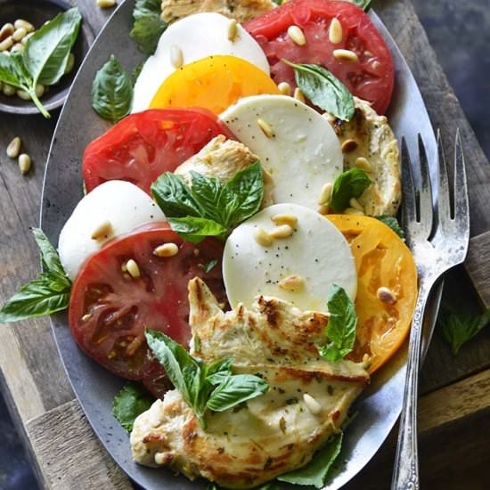 Lemon and Thyme Chicken Caprese