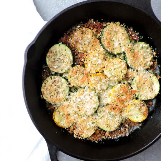 Parmesan Zucchini Skillet