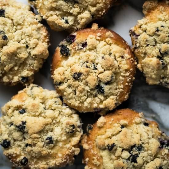 Gluten Free Blueberry Muffin Tops