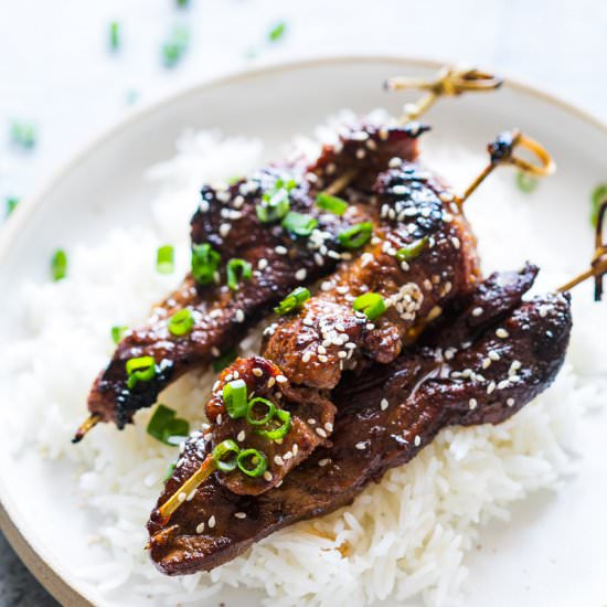 Beef Yakitori