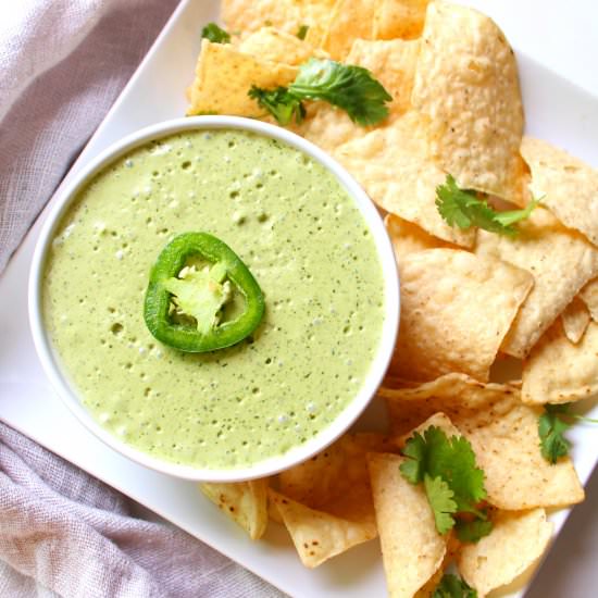 Vegan Jalapeño Cream Sauce