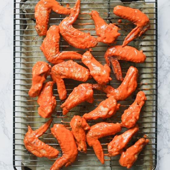 Spicy Garlic Sauce Chicken Wings