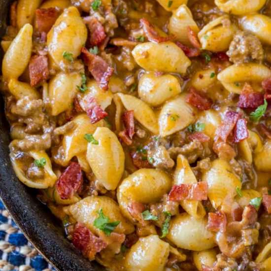 Bacon Cheeseburger Hamburger Helper