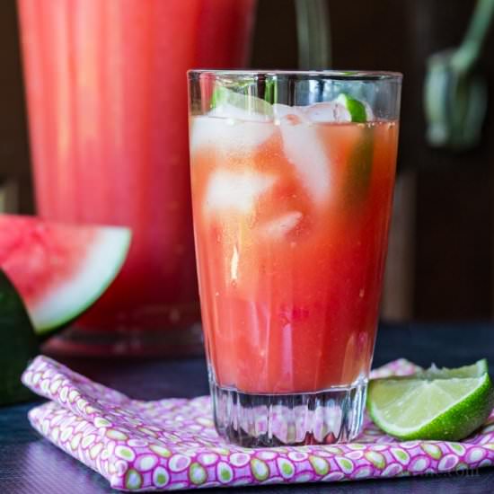 Caribbean Watermelon Rum Punch