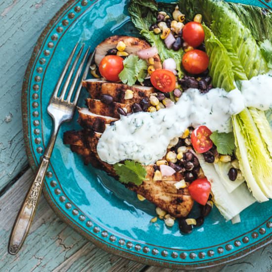 Grilled Chicken with Corn Salsa
