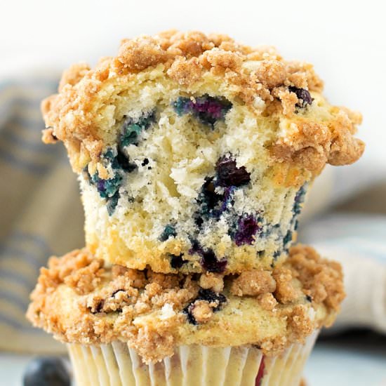 Blueberry Crumble Muffins