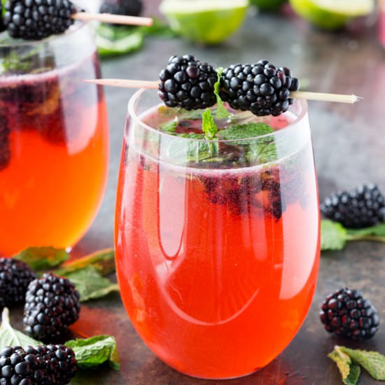 Black Cherry Dragonfruit Mocktail