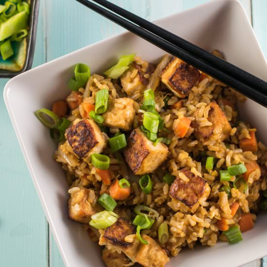 Ginger Tofu Fried Rice