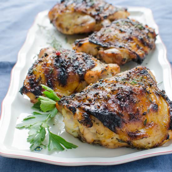 Grilled Chicken with Herb Dry-Rub