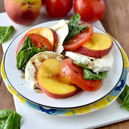 Peach Caprese Salad