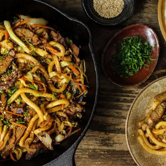 Maple Curry Yaki Udon
