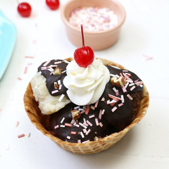 Ice Cream Sundae Cakes