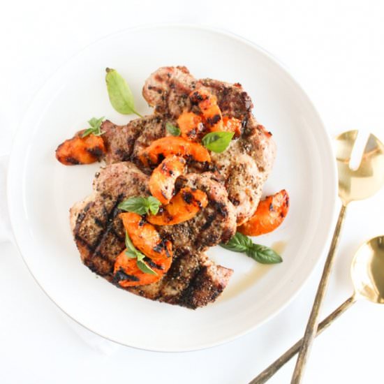 Grilled Apricot Pork Chops