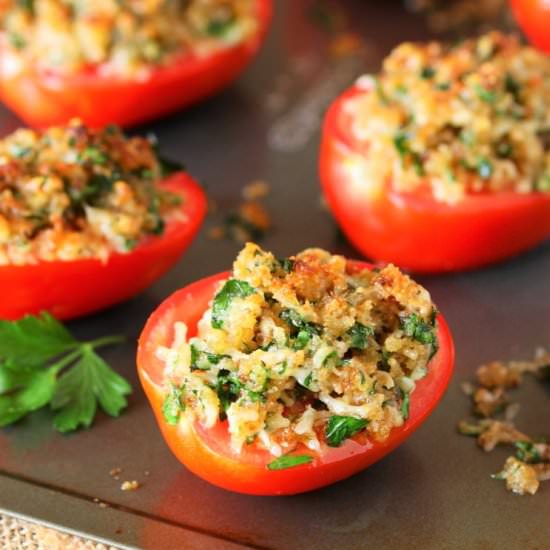 Parmesan Broiled Tomatoes