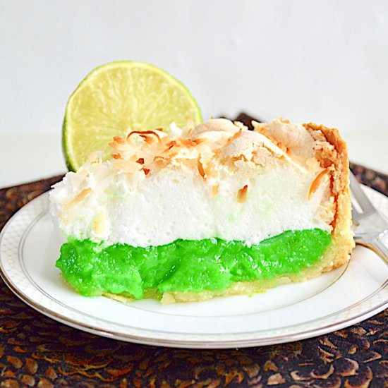 Coconut Lime Meringue Pie