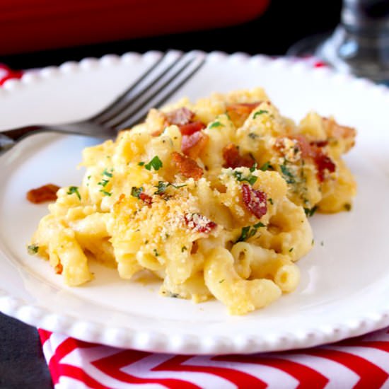 Mac and Cheese Carbonara