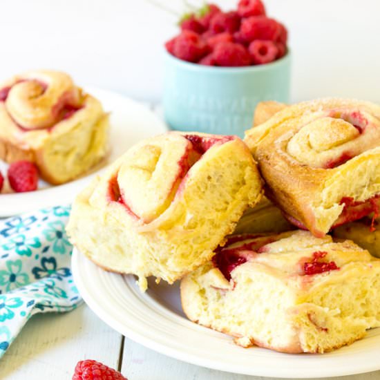 Raspberry Sweet Rolls