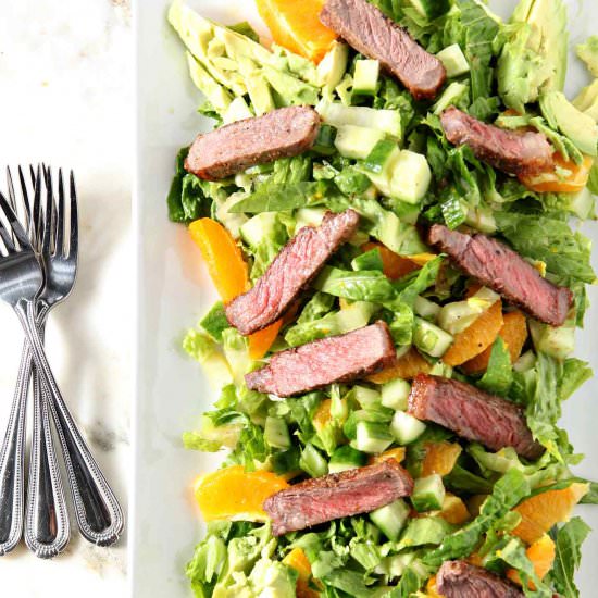 Whole30 Steak Salad