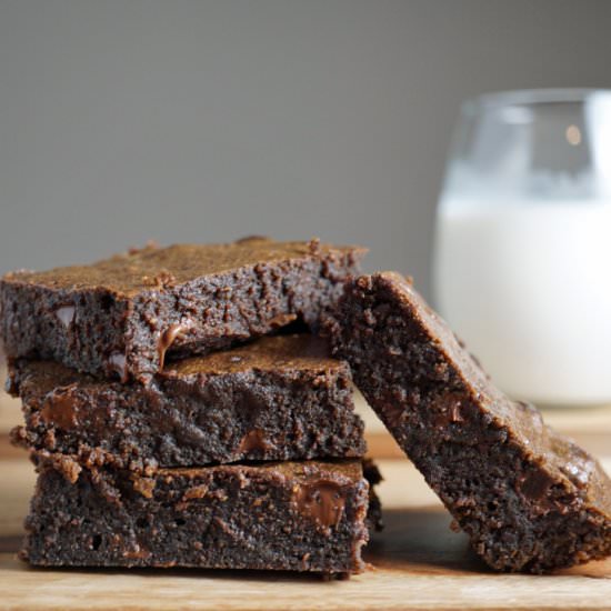 Olive Oil & Sea Salt Brownies