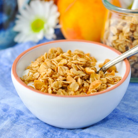 Peanut Butter Skillet Granola