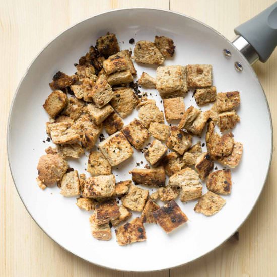Homemade Pan Fried Froutons