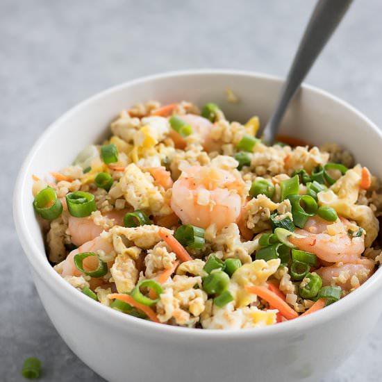 Cauliflower Shrimp Fried Rice