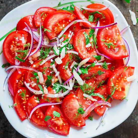 Fresh Herbs and Tomato Salad