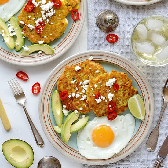 Sweetcorn And Feta Fritters
