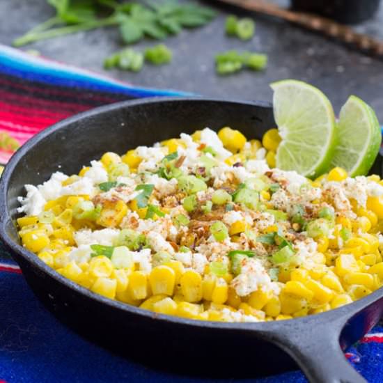 Skillet Mexican Street Corn