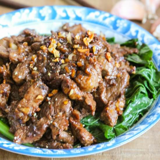 Beef with Chinese Broccoli