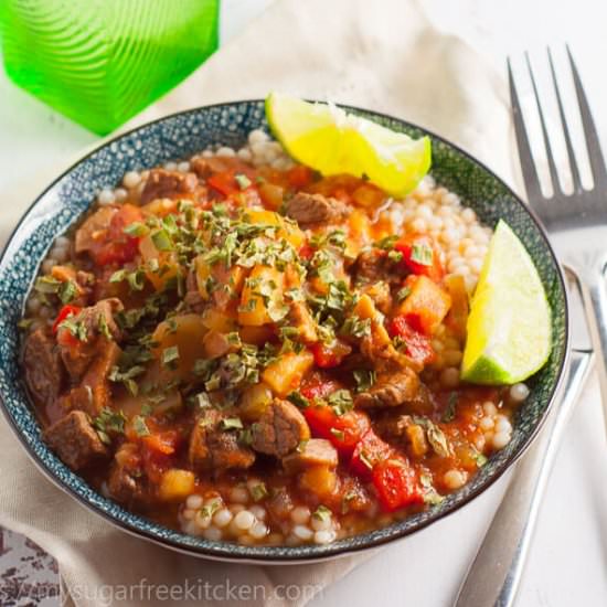 Slow Cooked Moroccan Beef Stew