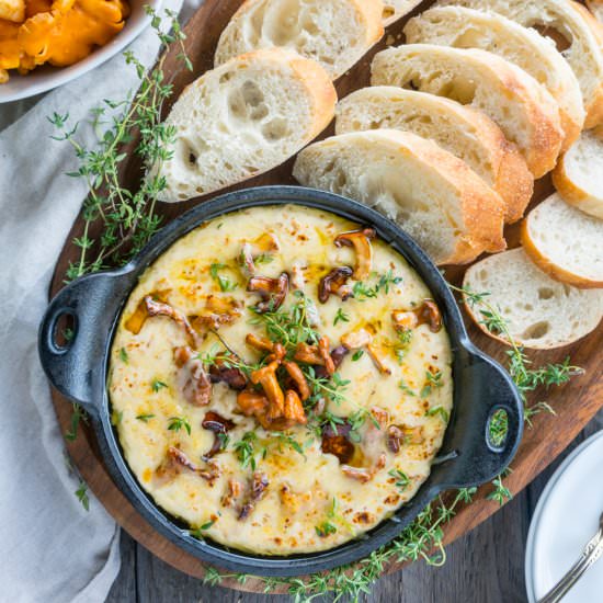 Chanterelle Mushroom Fondue