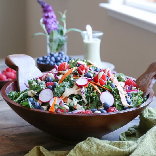 Kale & Blueberry Salad