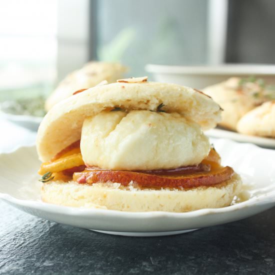 Peach Mascarpone Shortcakes
