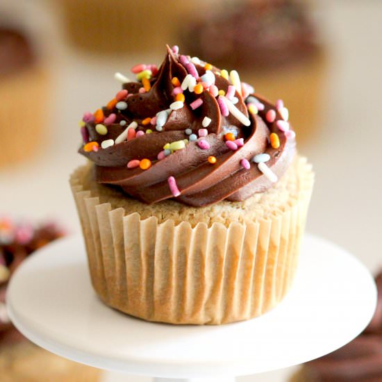 Gluten Free Vanilla Cupcakes