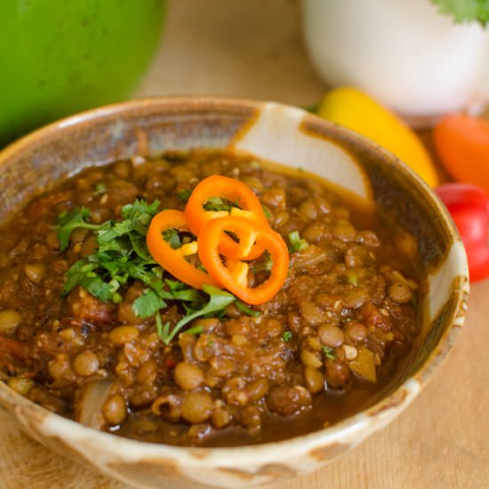 Healthy Lentil Chili