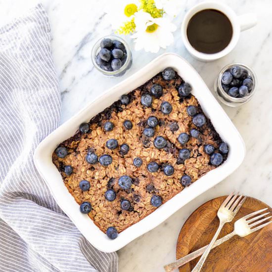 Blueberry Baked Oatmeal