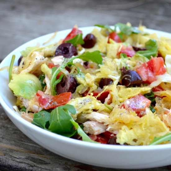 Greek Spaghetti Squash Salad