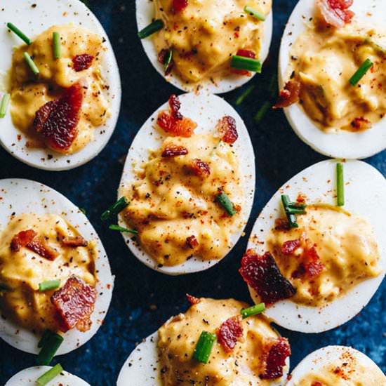 Chipotle Deviled Eggs
