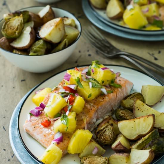 One Pan Cajun Salmon